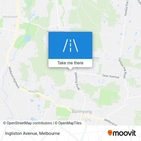 Ingliston Avenue map