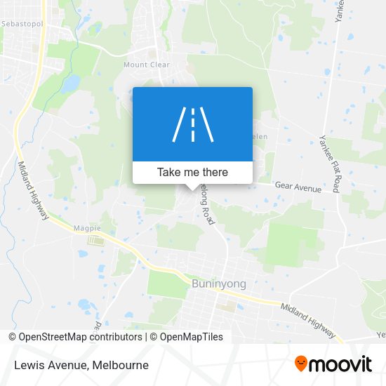 Lewis Avenue map