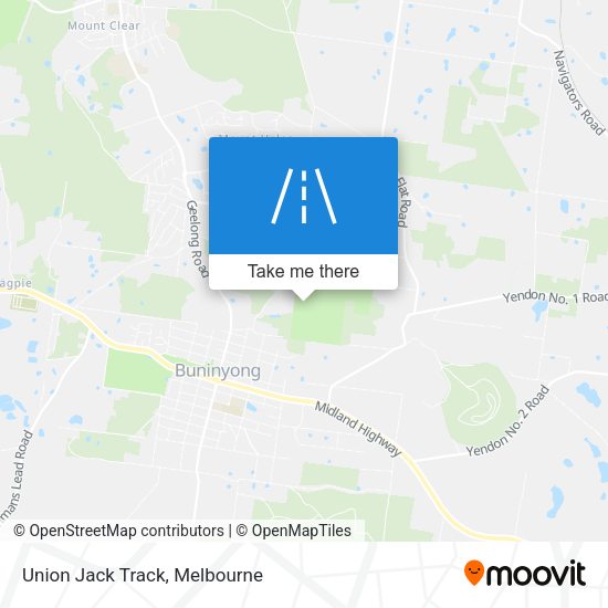 Union Jack Track map