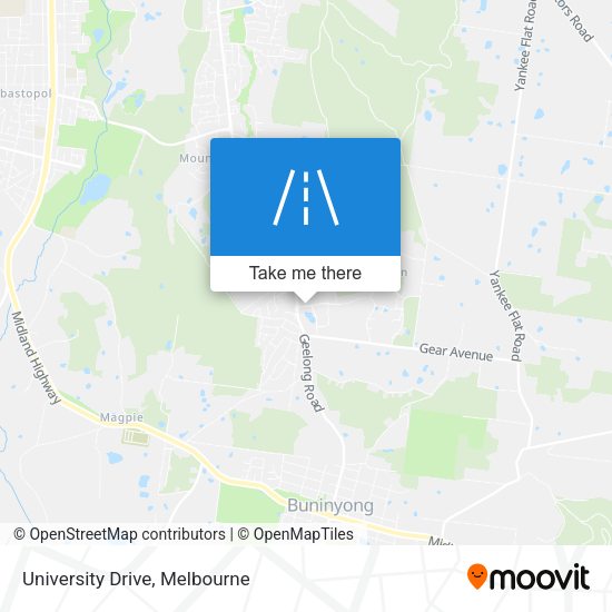 University Drive map