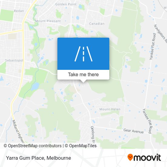 Yarra Gum Place map