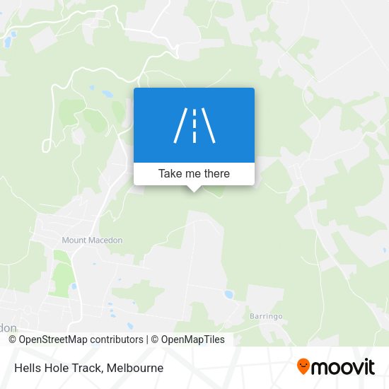 Hells Hole Track map