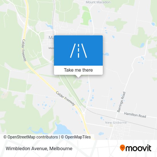 Wimbledon Avenue map