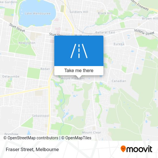 Fraser Street map