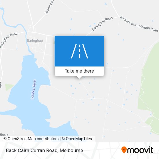 Back Cairn Curran Road map