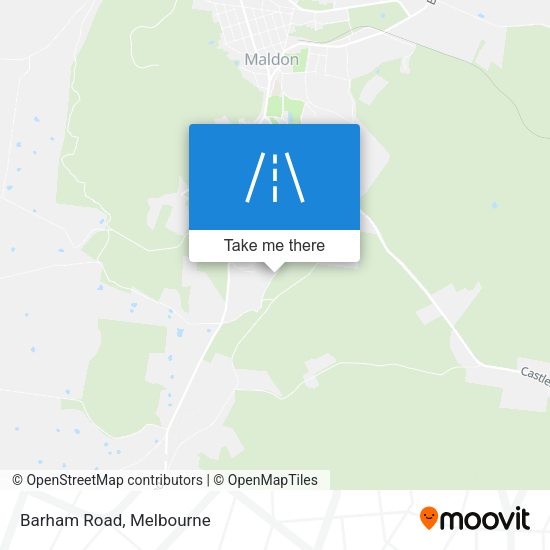 Barham Road map