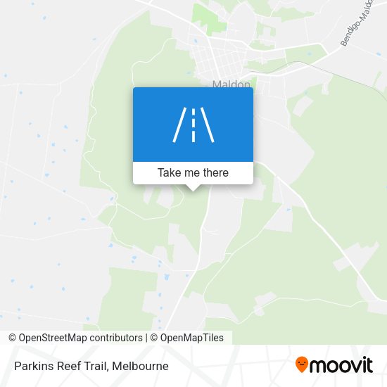 Parkins Reef Trail map
