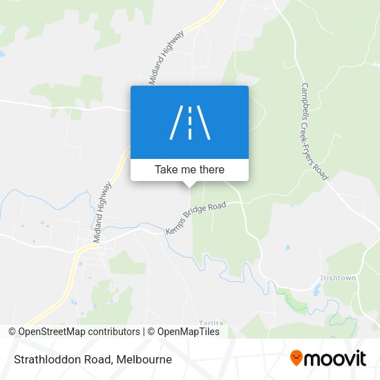 Strathloddon Road map