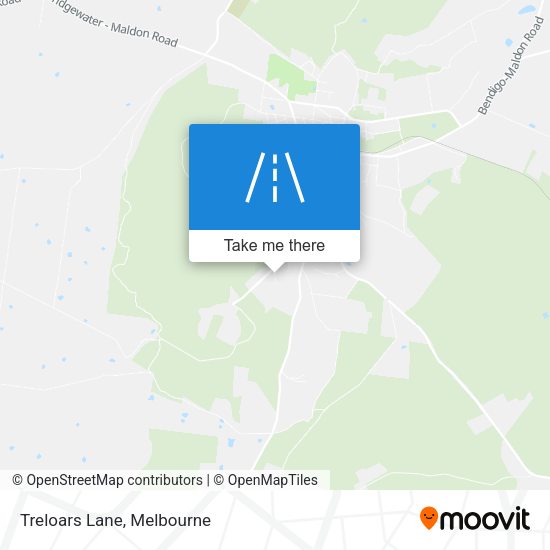 Treloars Lane map