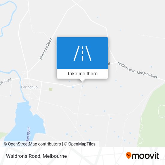 Waldrons Road map