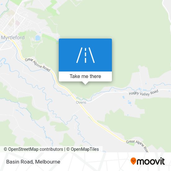 Basin Road map