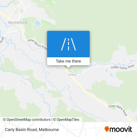 Carly Basin Road map