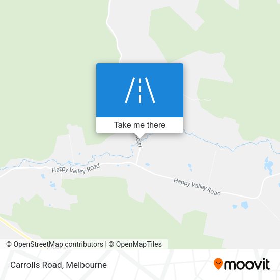 Carrolls Road map