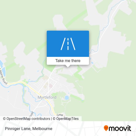 Pinniger Lane map