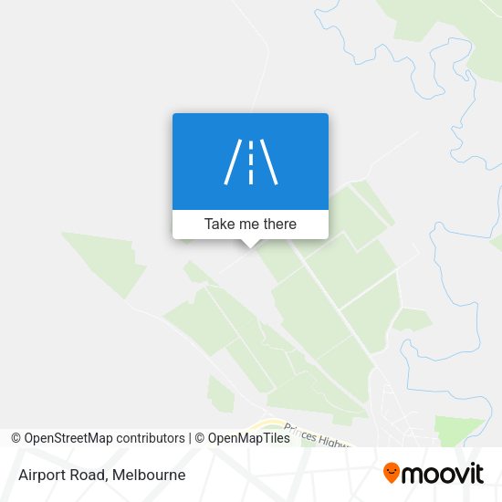 Airport Road map