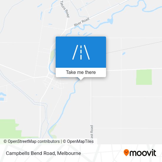 Campbells Bend Road map