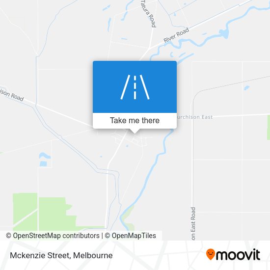 Mckenzie Street map