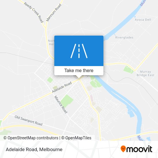 Adelaide Road map