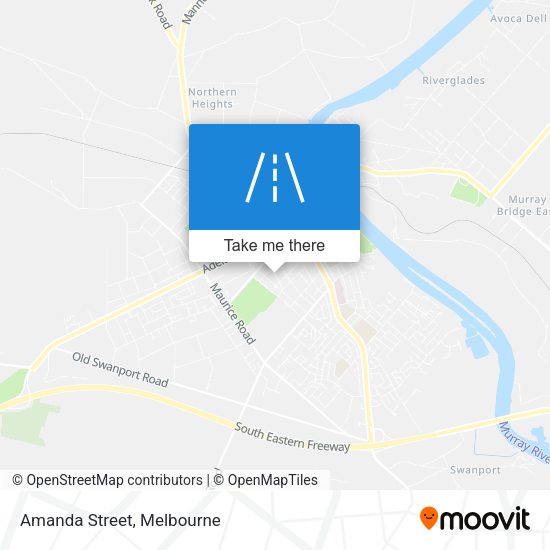 Amanda Street map