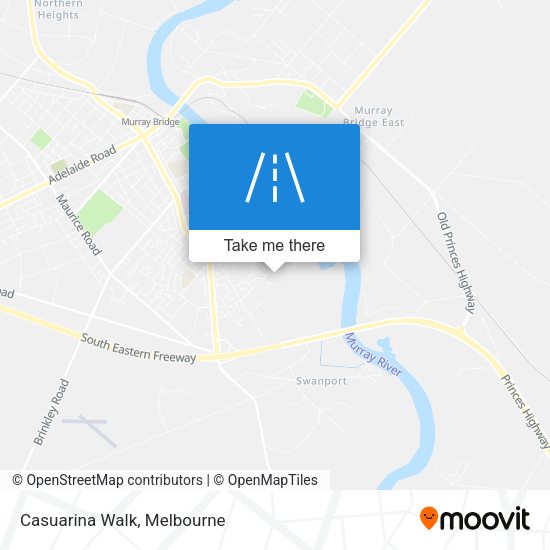 Casuarina Walk map