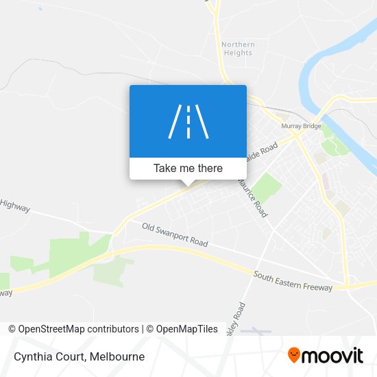 Cynthia Court map