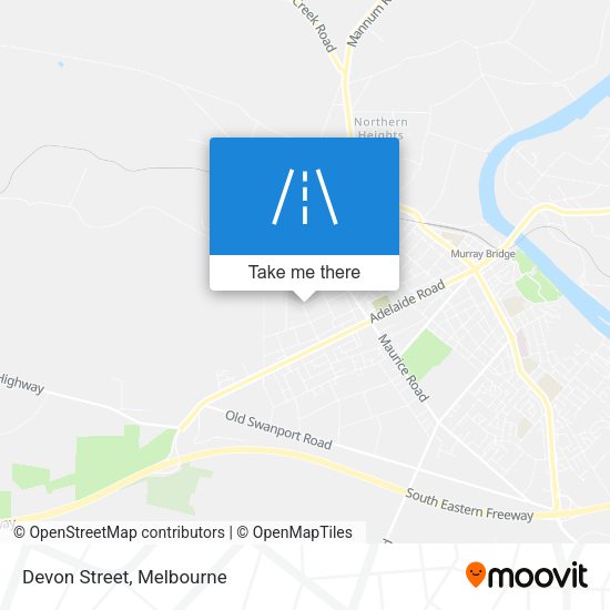 Devon Street map