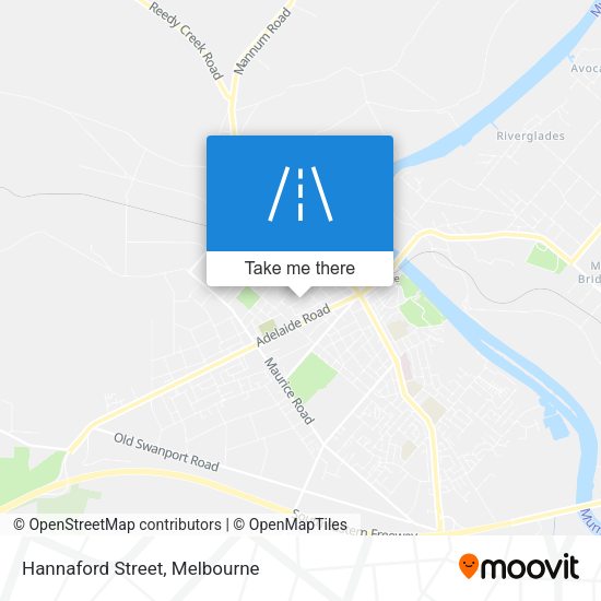 Hannaford Street map