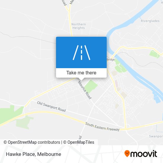 Hawke Place map