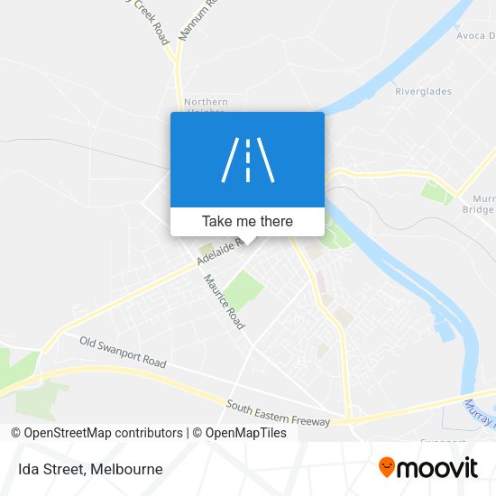 Ida Street map
