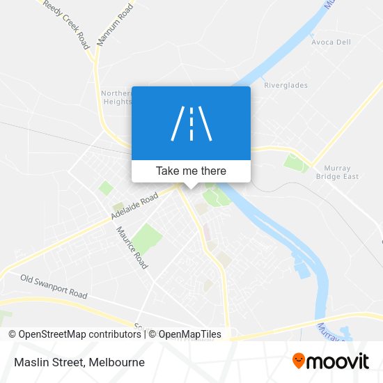 Maslin Street map