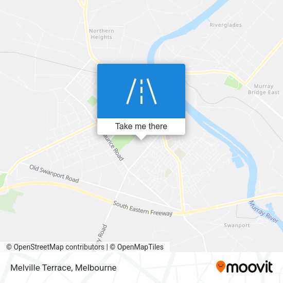 Melville Terrace map