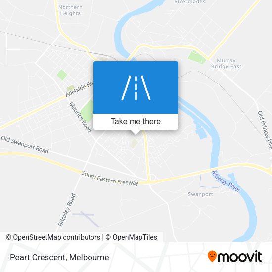Peart Crescent map