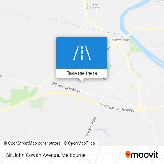 Sir John Cowan Avenue map