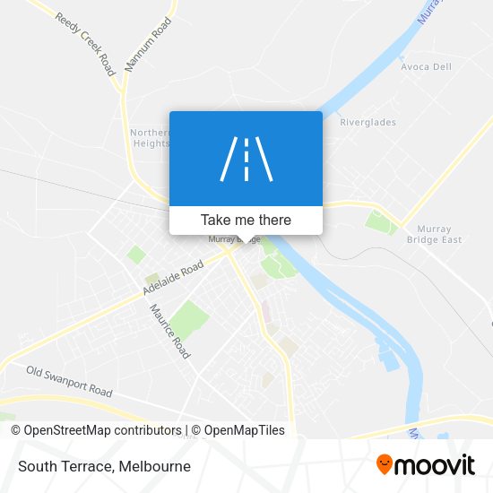 South Terrace map