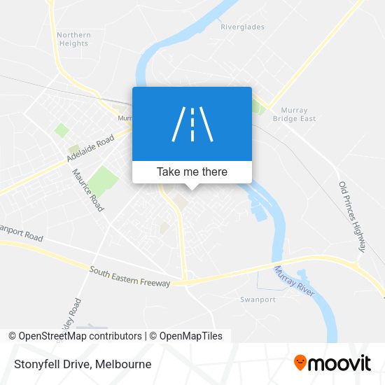 Stonyfell Drive map