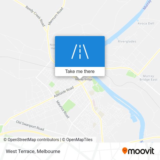 West Terrace map