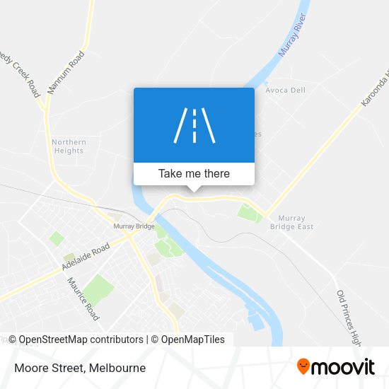 Moore Street map