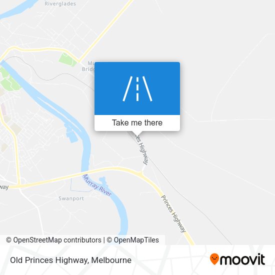 Old Princes Highway map