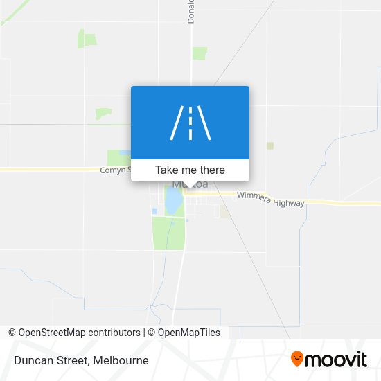 Duncan Street map