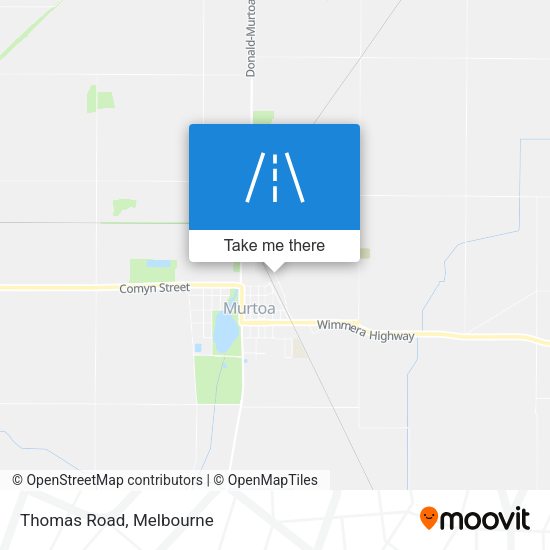 Thomas Road map