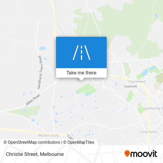 Christie Street map