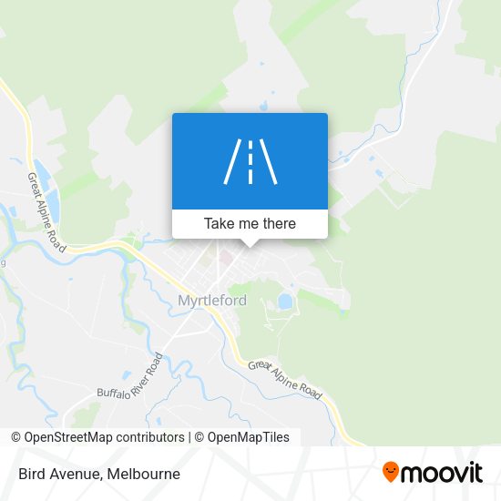 Bird Avenue map