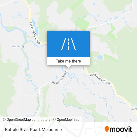 Buffalo River Road map