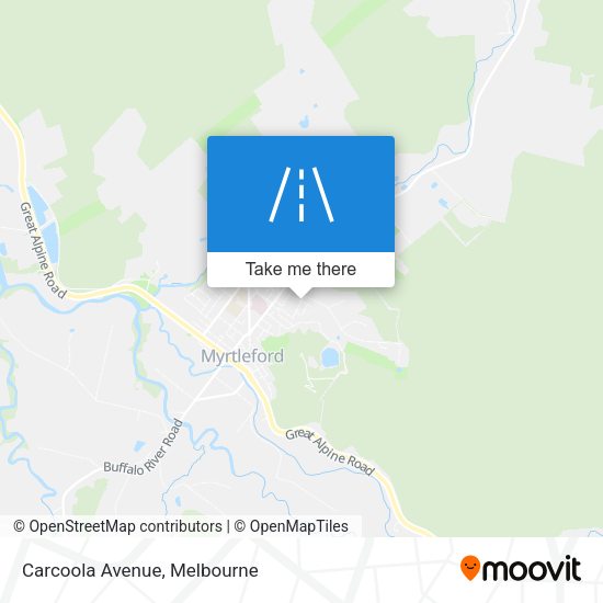Carcoola Avenue map