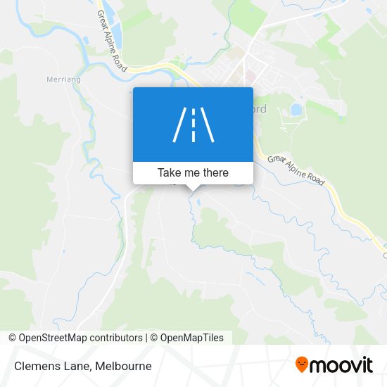 Clemens Lane map
