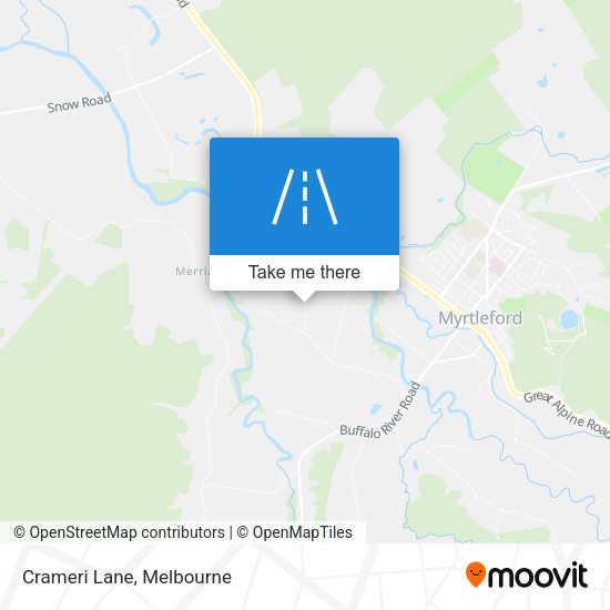 Crameri Lane map
