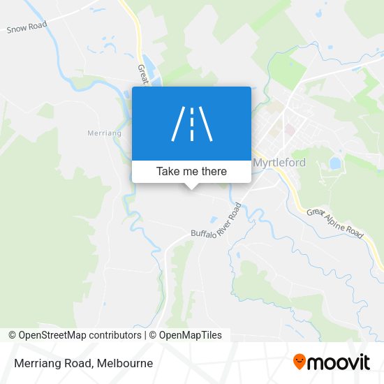 Merriang Road map