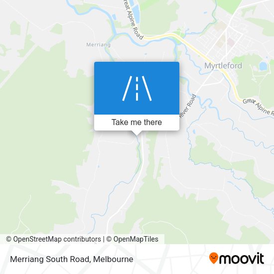 Merriang South Road map
