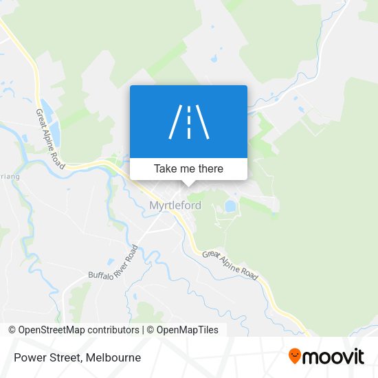 Power Street map