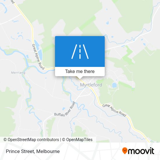 Prince Street map